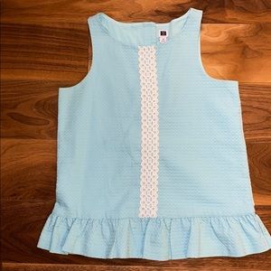 Janie and Jack size 12 blue top